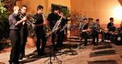 L'Ensemble VILSAIT Jazz Band durante il concerto.