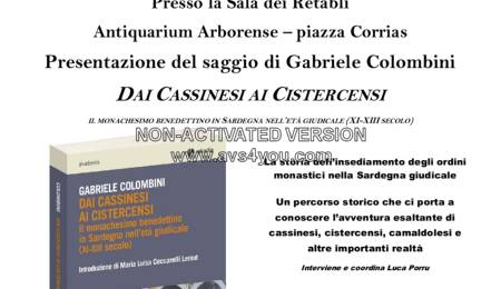 Locandina presentazione libro "Dai Cassinesi ai Cistercensi"