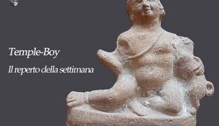 Statuetta di Temple-Boy conservata presso l'Antiquarium Arborense