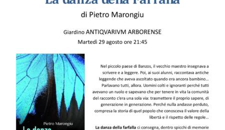 La locandina della presentazione del libro