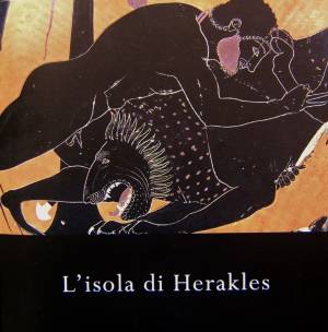 Copertina della guida alla mostra "L'isola di Herakles"