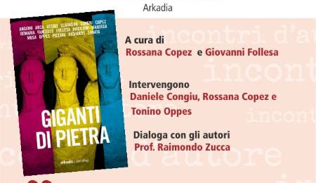 Locandina presentazione del libro "Giganti di pietra"