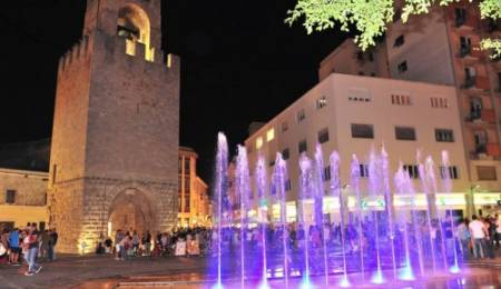 Piazza Roma di notte